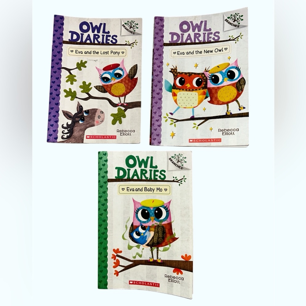 🚨 Scholastic Owl Diaries Colorful Book Trio